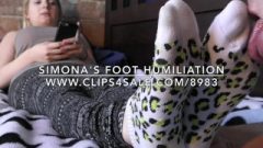 Simona’s Foot Humiliation – DreamgirlsClips.com