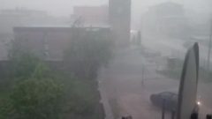 A Polish City Gets Brutally Double Penetrated By Big Rain With Hail