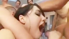 Brunette Sasha Takes On More Dicks Than I Can Count