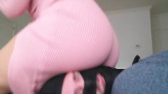 Sitting On Face And Faceslapping With Pink Skirt – Humiliation